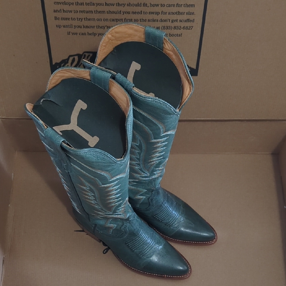 🔥 SIZES ADDED! NWT Tecovas Abby Cowboy Boots Sagebrush - Picture 3 of 9